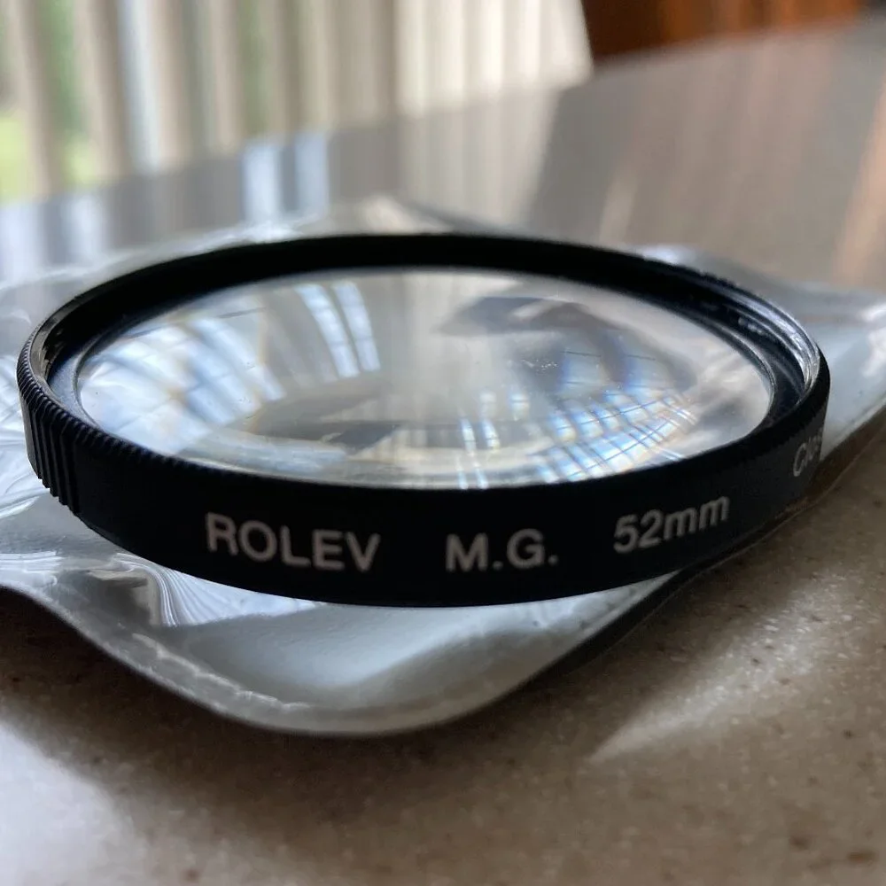 Vintage Camera Filter Lot: Rolev, Popular Polar, Starblitz - 52 58 mm